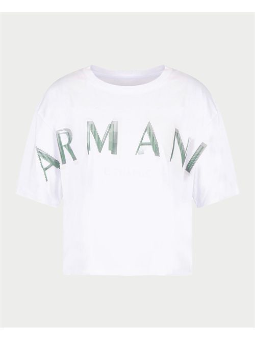 Armani Exchange cropped T-shirt with logo ARMANI EXCHANGE | XW000520-AF10359U0002